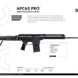 B&T APC65 PRO DMR Rifle, advanced police carbine 6.5 Creedmoor