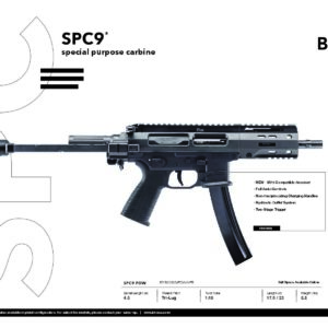 B&T SPC9 MP5 Mag Model with Billet Machined Lower & Telescopic Brace Adapter