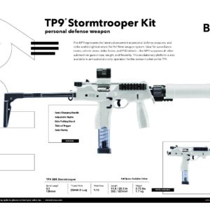 B&T TP9 Stormtrooper Edition SBR (Alpine White) BT-30105-N-SBR-ST-FS