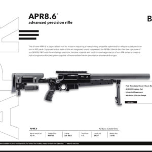 APR8.6 INTEGRALLY SUPPRESSED SNIPER RIFLE APR86
