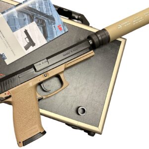 B&T import HK MARK 23 Handgun & B&T MK23 Suppressor Bundle in Coyote Tan SD-988178-CT-US