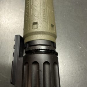 B&T MP9 / TP9 RBS Print-X Titanium Suppressor in OD Green – SD-TP9/MP9-OD-US