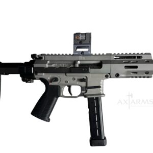 B&T SPC9 PDW Swiss Sniper Grey Edition (Pistol, with Billet Lower, Telescopic Brace. and Tailhook)