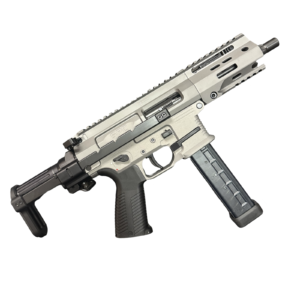 B&T Swiss Grey Anodized SPC9 PDW SBR